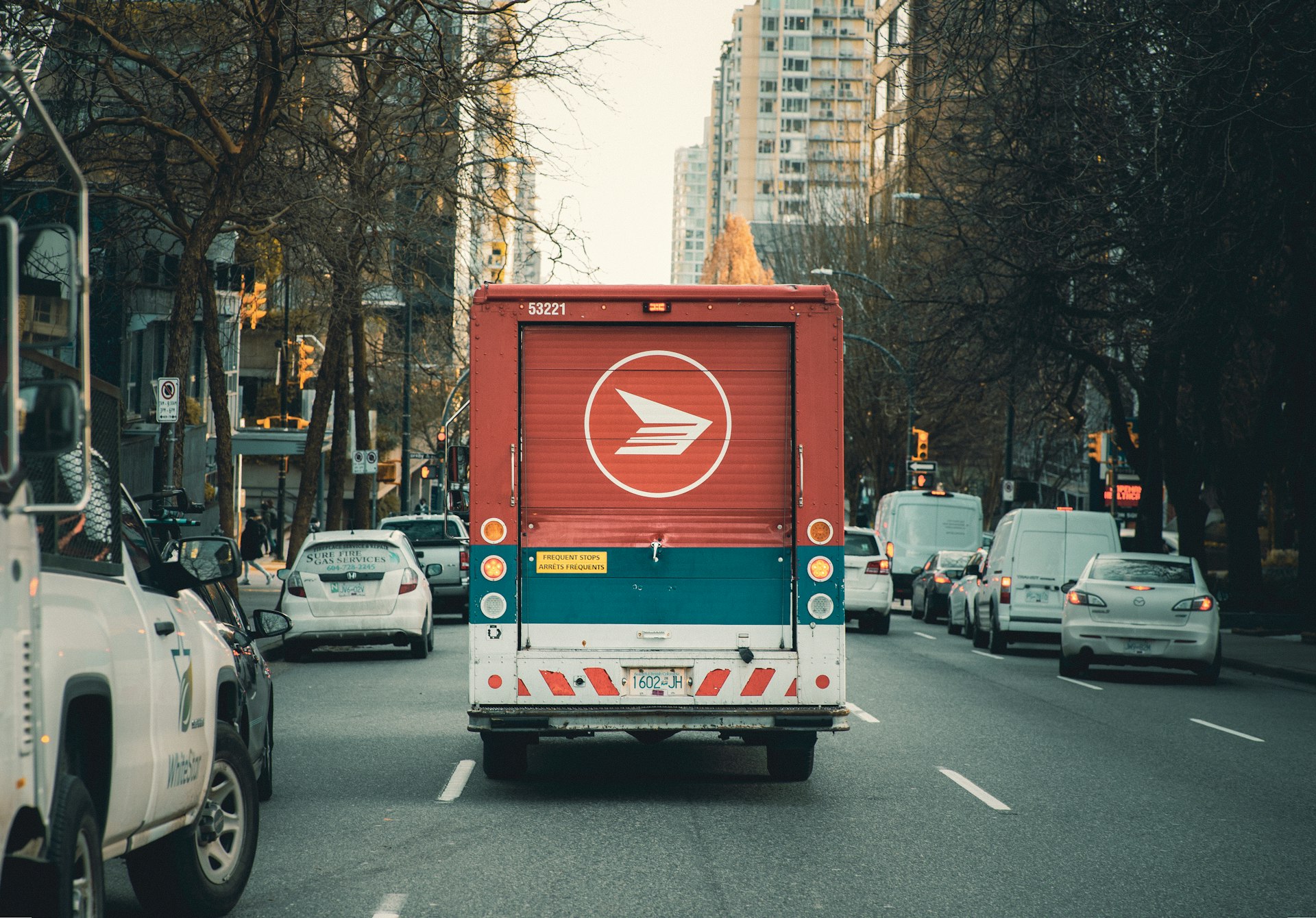 Delivery trucks